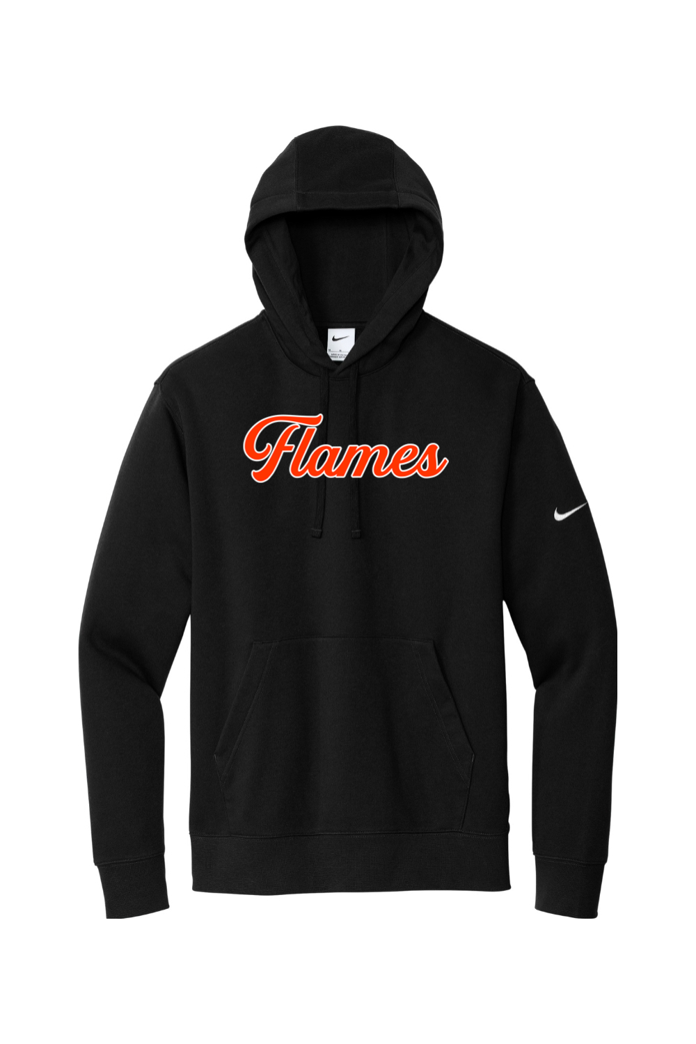 Flames MI Team DTF Nike Club Fleece Sleeve Swoosh Pullover Hoodie