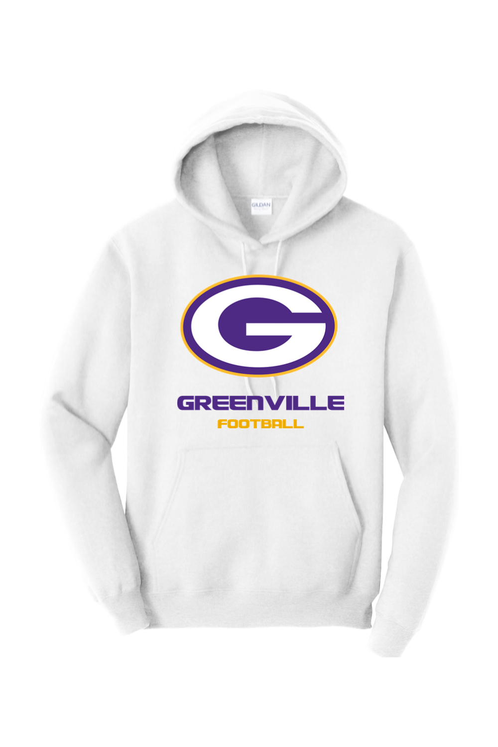 Greenville Football Heavy Blend Hooded Sweatshirt