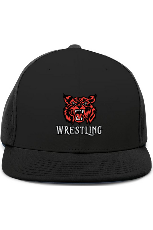 Grand Blanc Wrestling Embroidered Pacific Headwear Perforated F3 Performance Flexfit Cap (Fulfill)