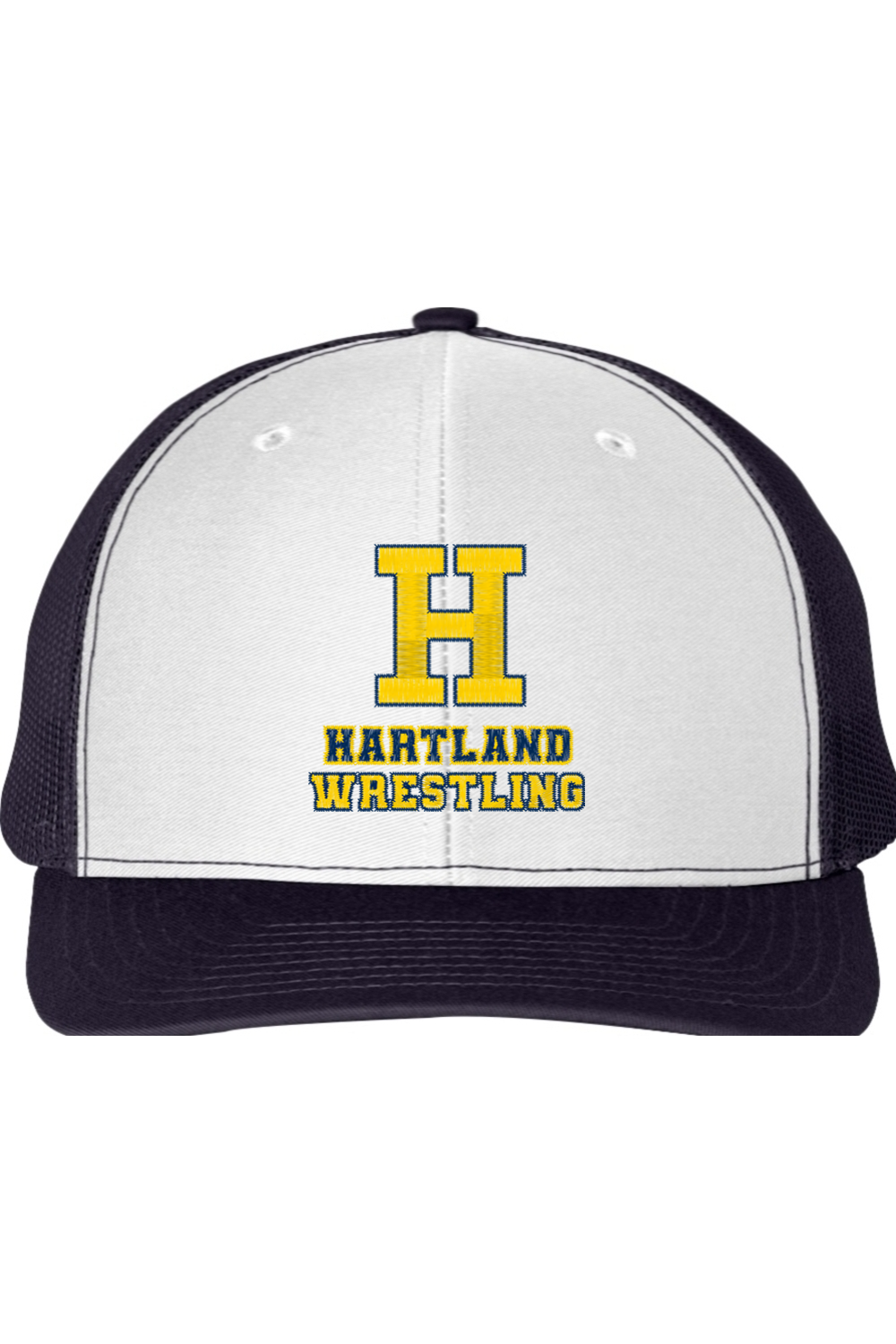 Hartland Wrestling Embroidered Snapback Trucker Cap