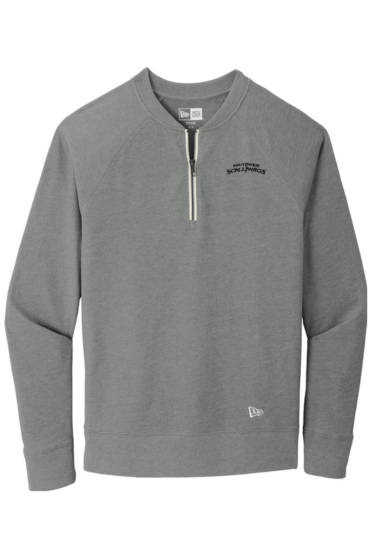 New Era Sueded Cotton Blend 1/4-Zip Pullover