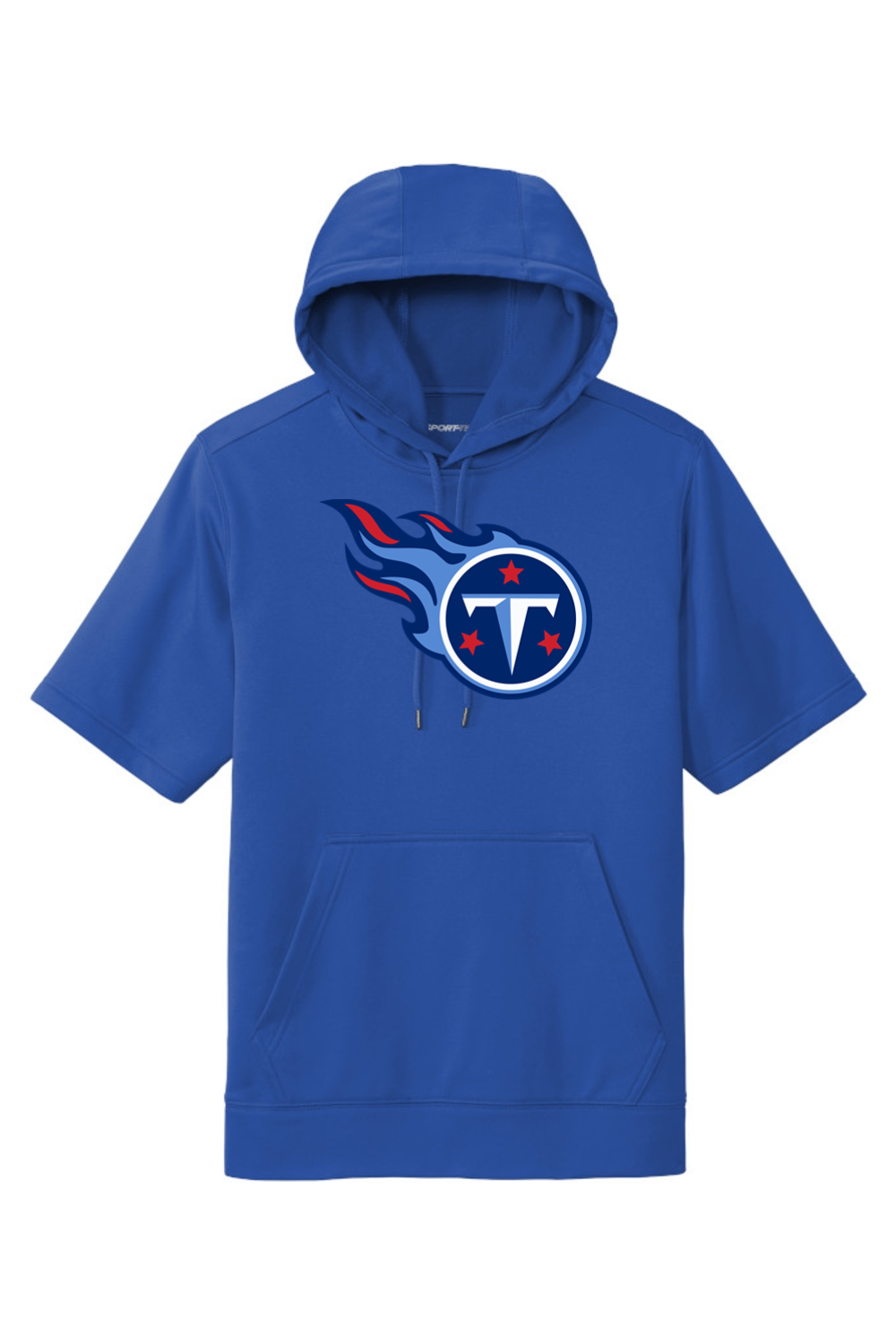 Weddington Titans Football DTF Fleece Short Sleeve Hooded Pullover