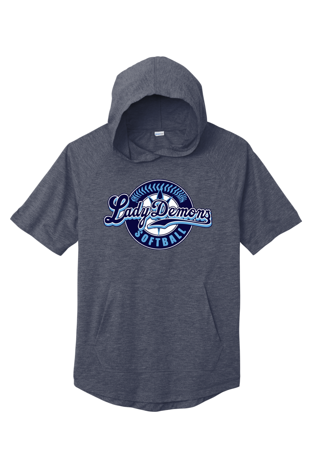 Richmond Lady Demons Tri-Blend Short Sleeve Hoodie