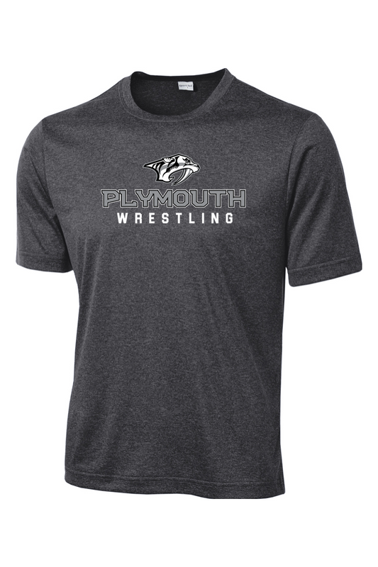 Plymouth Wrestling Heather Contender Tee