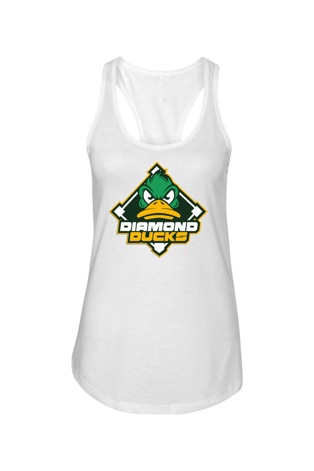 Diamond Ducks Ladies Racerback Tank