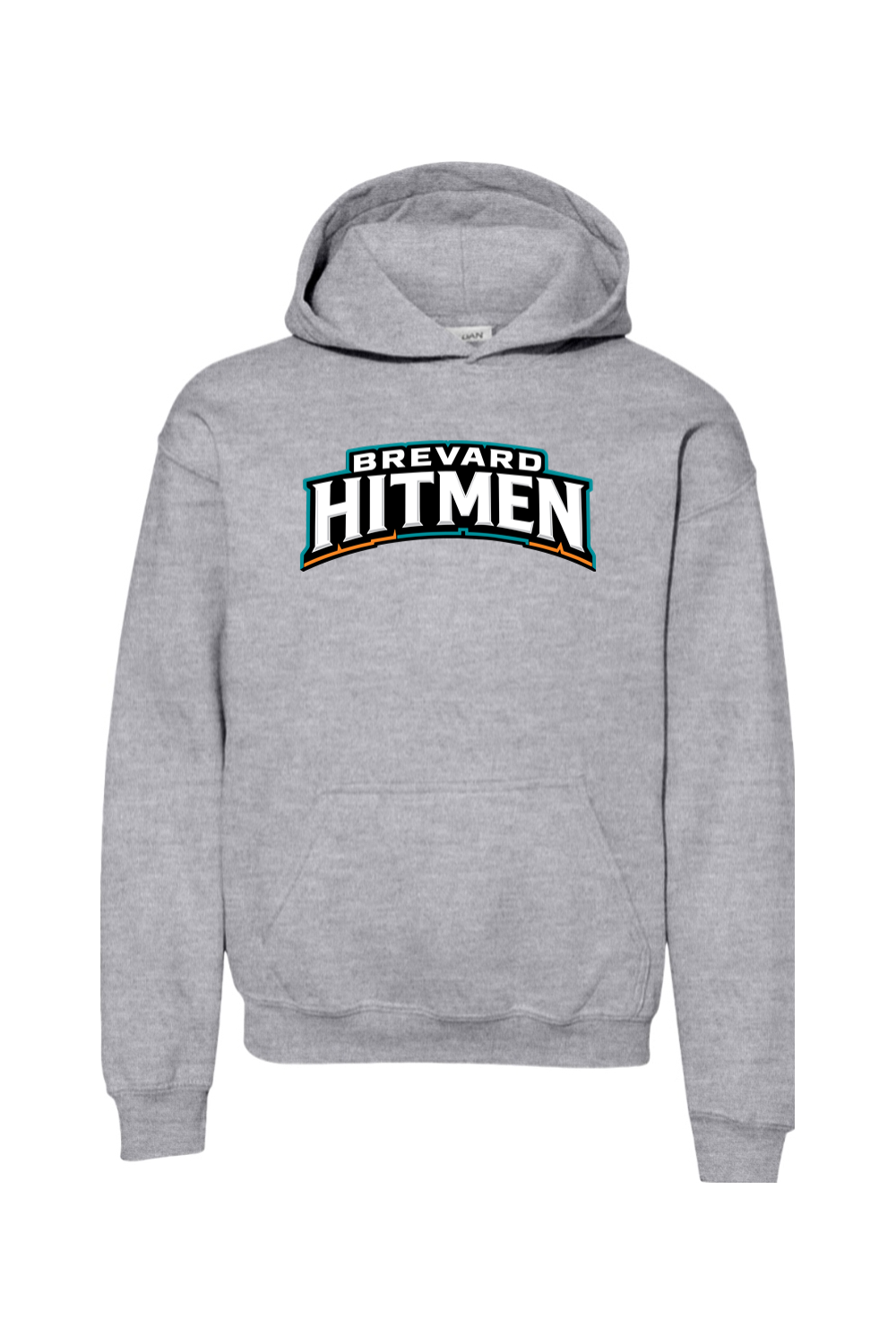 Brevard Hitmen DTF Youth Heavy Blend Hooded Sweatshirt
