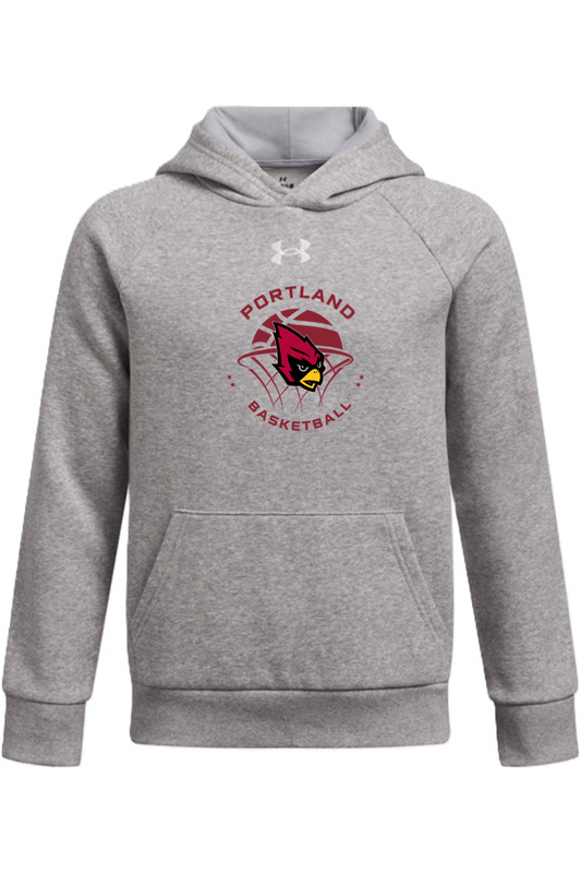 Portland Raider Under Armour Youth Rival Fleece Hooded Sweatshirt