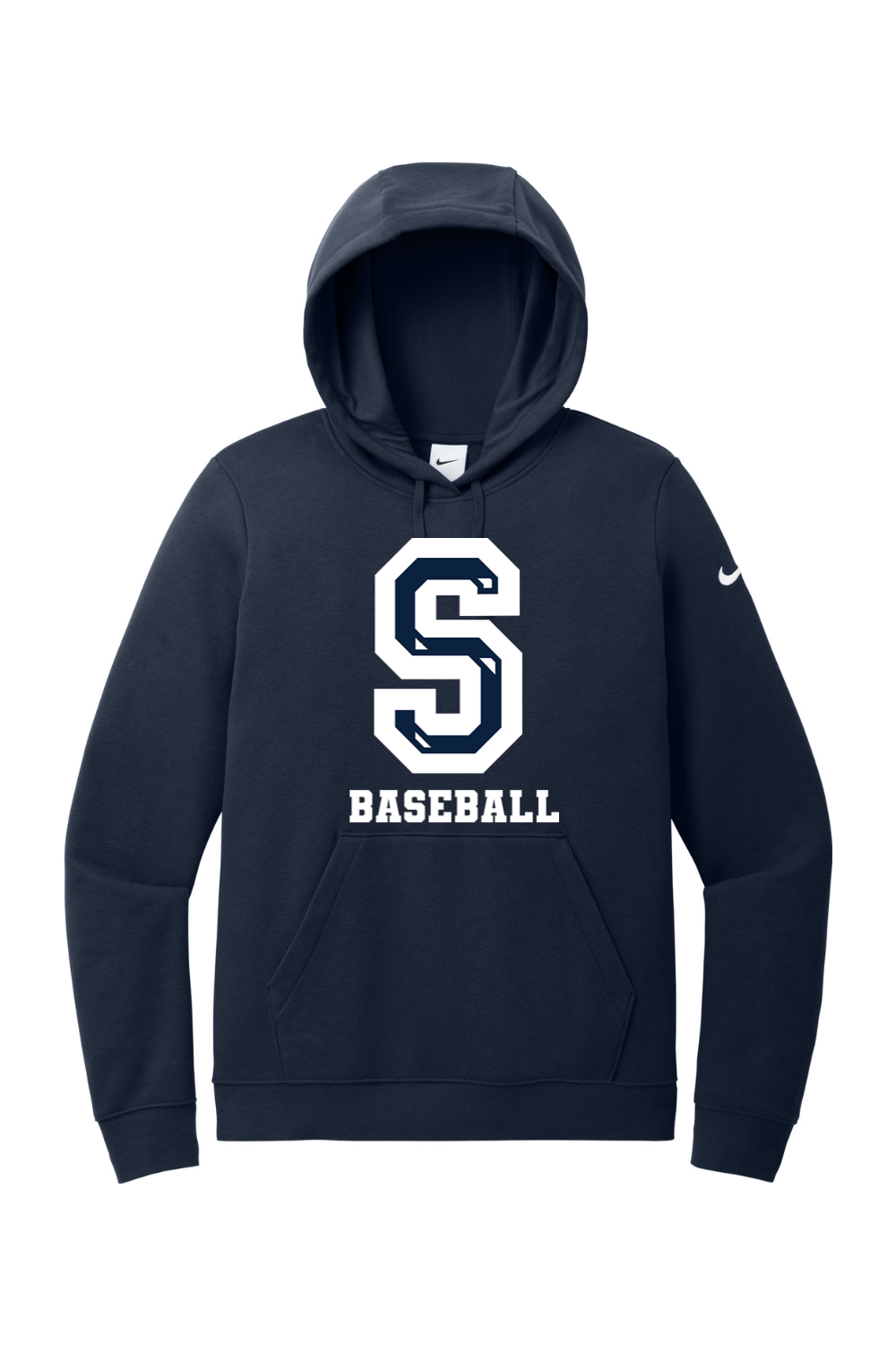 Sluggers Baseball DTF Nike Ladies Club Fleece Sleeve Swoosh Pullover Hoodie