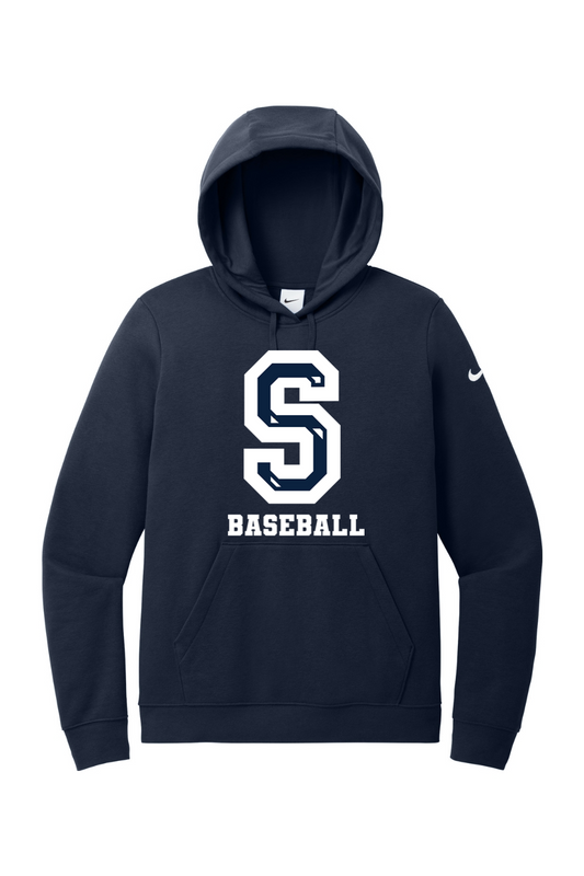 Sluggers Baseball DTF Nike Ladies Club Fleece Sleeve Swoosh Pullover Hoodie
