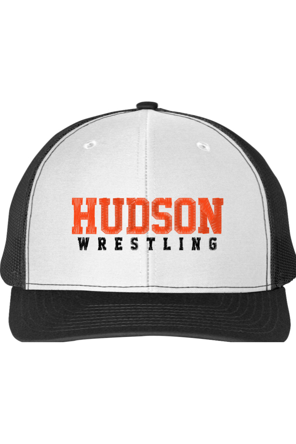 Hudson Wrestling Embroidered Snapback Trucker Cap