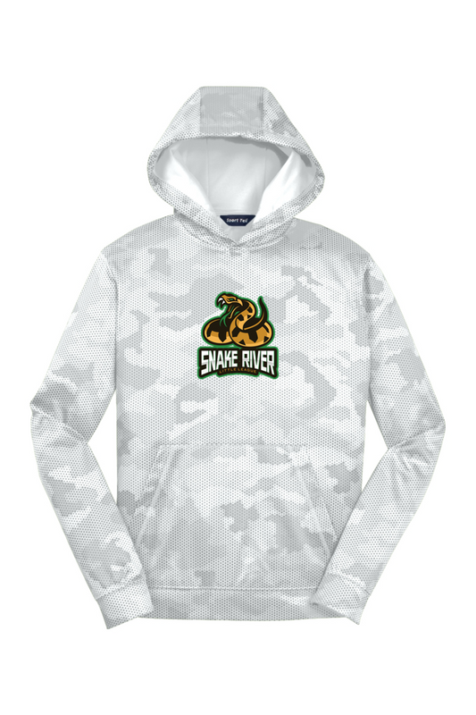 Snake River LL Youth Sport-Wick CamoHex Fleece Hooded Pullover