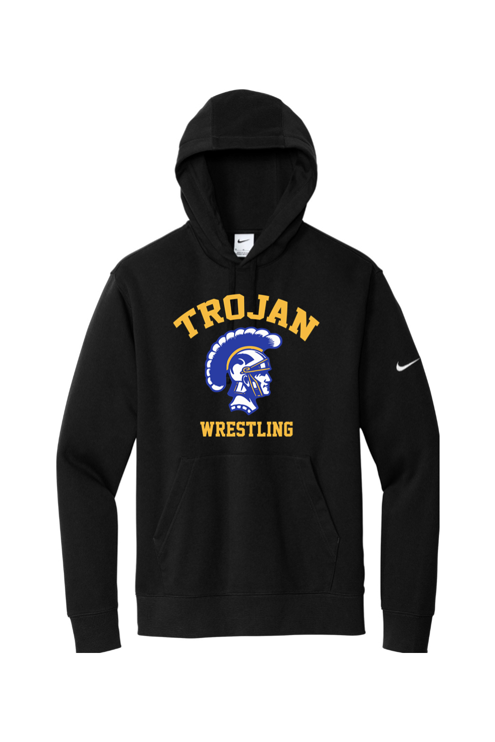 Adrian Madison Wrestling DTF Nike Club Fleece Sleeve Swoosh Pullover Hoodie