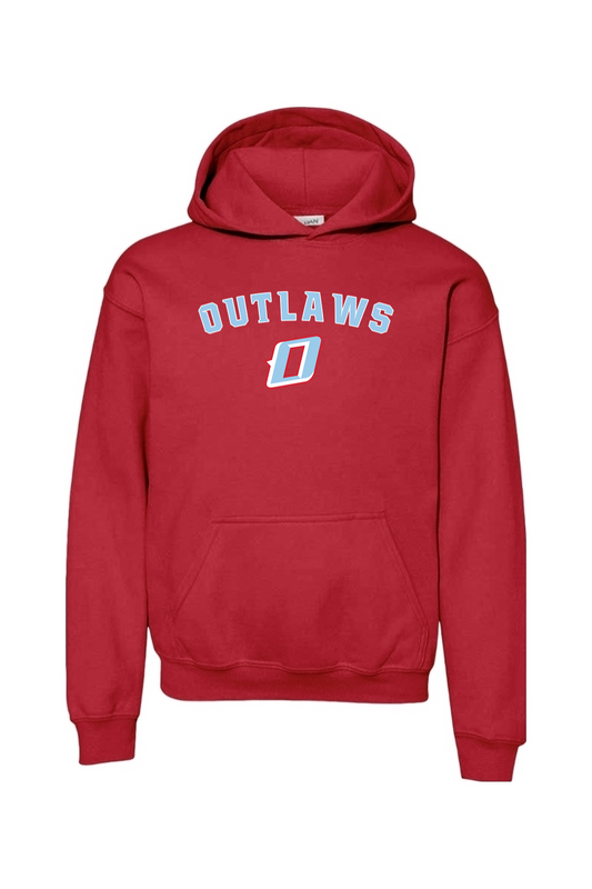 Outlaws Baseball Youth Heavy Blend Hooded Sweatshirt