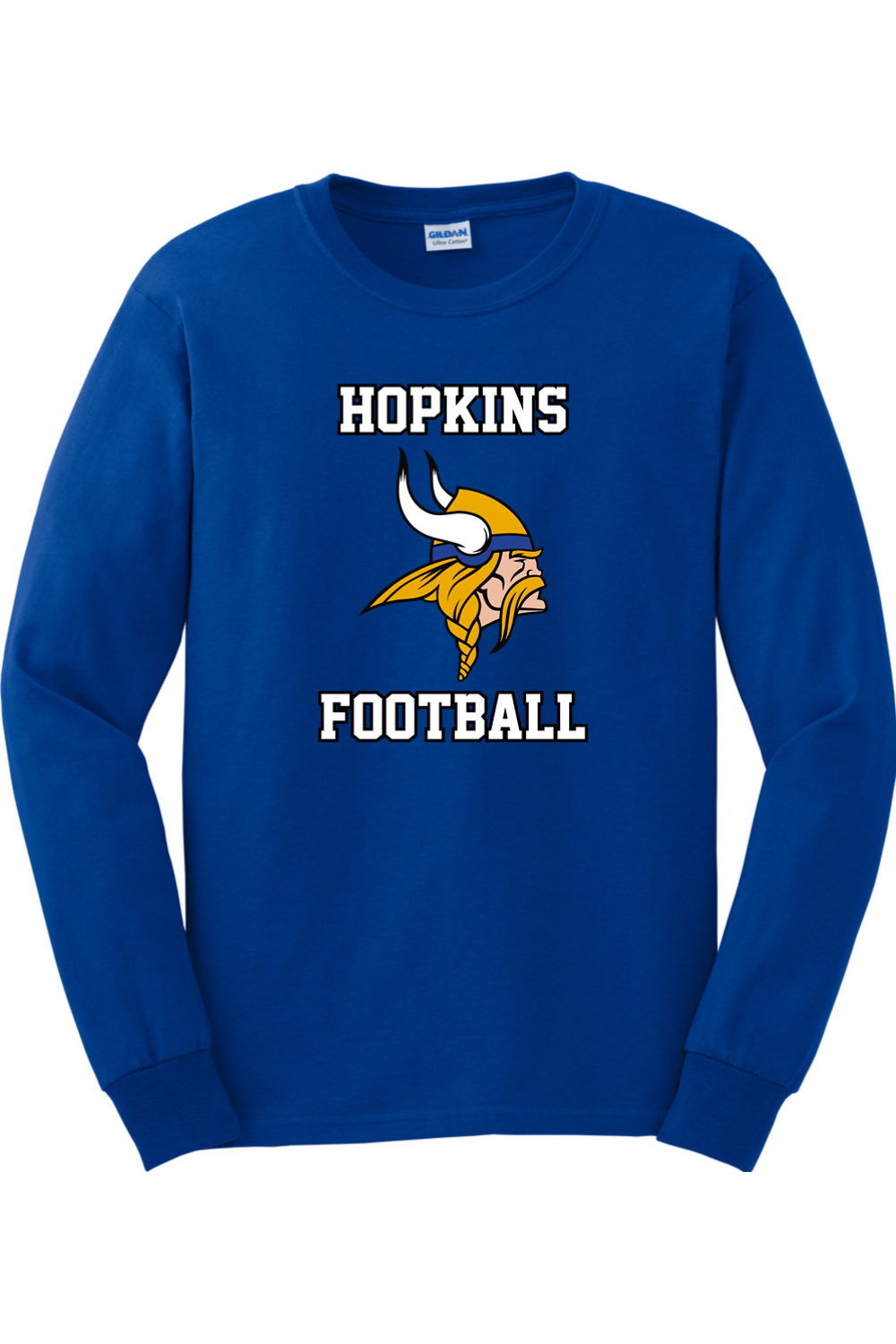 Hopkins Football DTF Ultra Cotton Long Sleeve T-Shirt