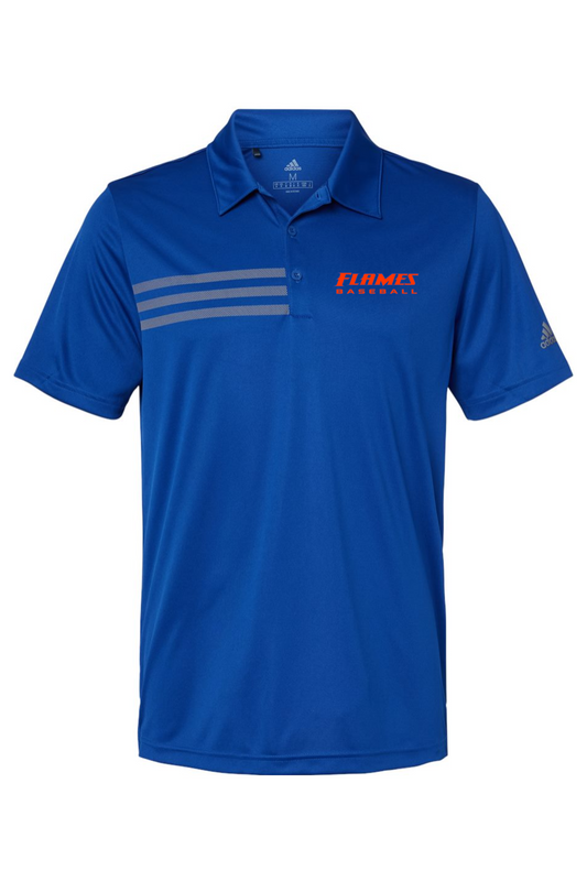 Flames MI Baseball DTF Adidas 3-Stripes Chest Sport Shirt