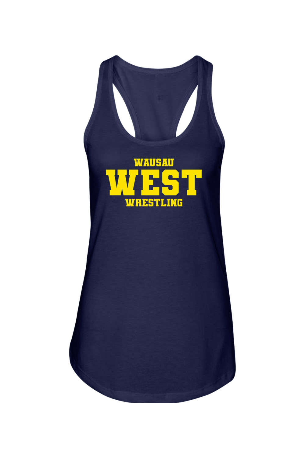 Wausau West Wrestling DTF Ladies Racerback Tank