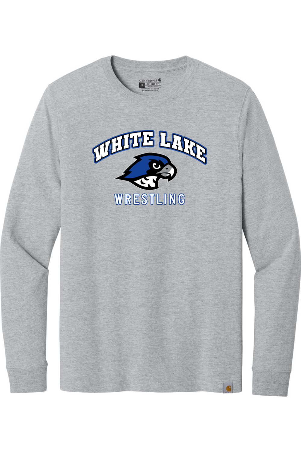 White Lake MS Wrestling DTF Carhartt Long Sleeve T-Shirt