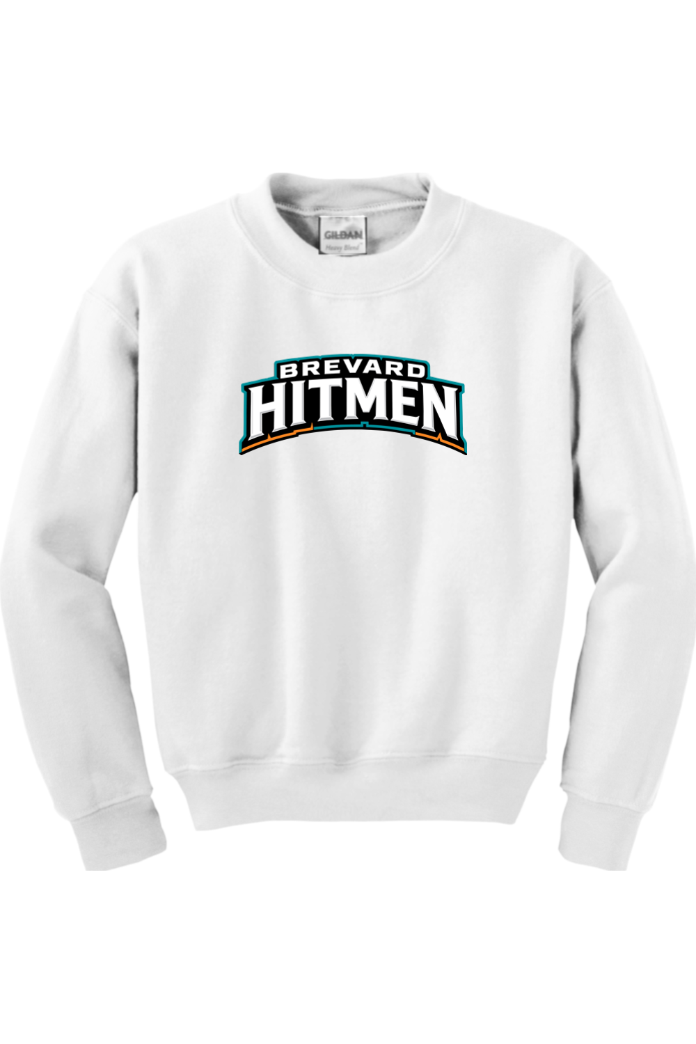 Brevard Hitmen DTF Youth Heavy Blend Crewneck Sweatshirt