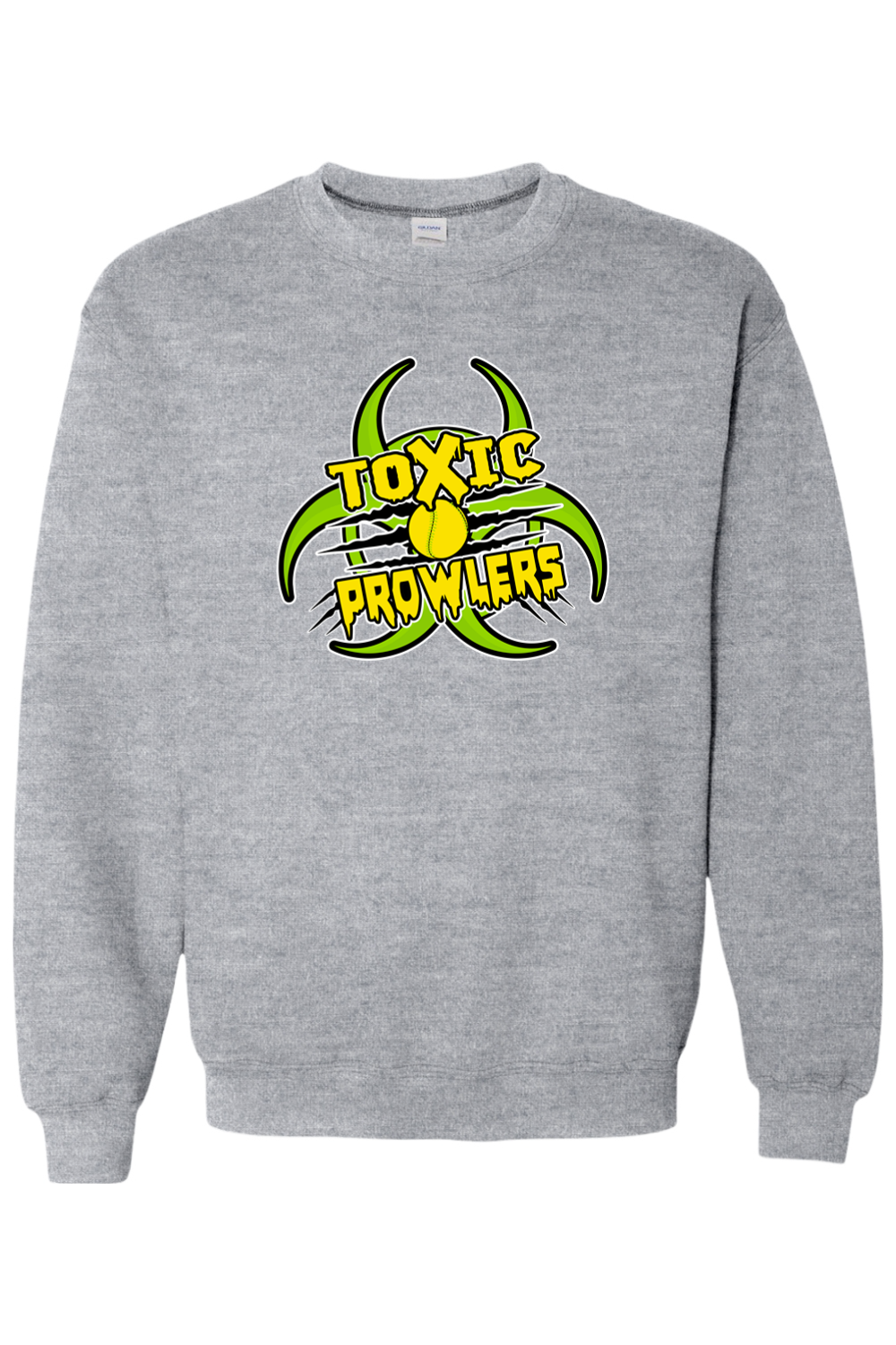 Toxic Prowlers Softball Heavy Blend Crewneck Sweatshirt