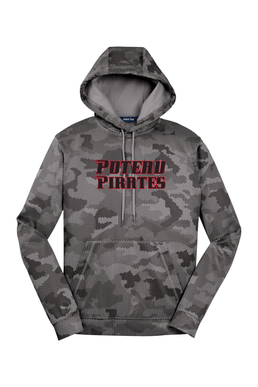 Poteau Pirates CamoHex Fleece Hooded Pullover
