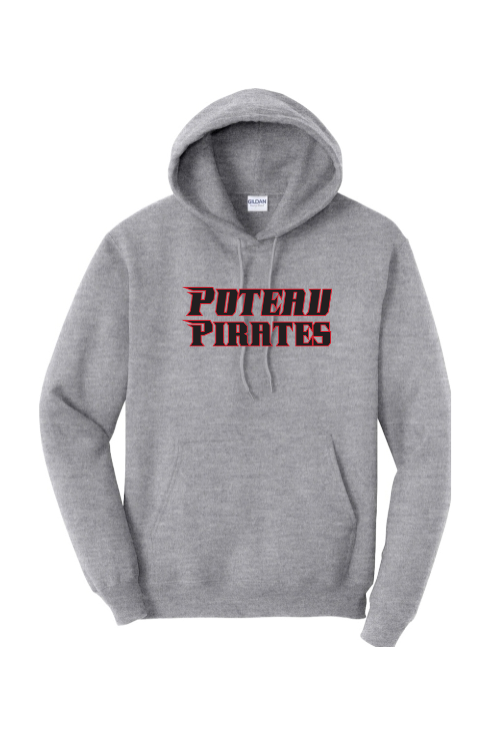 Poteau Pirates Heavy Blend Hooded Sweatshirt