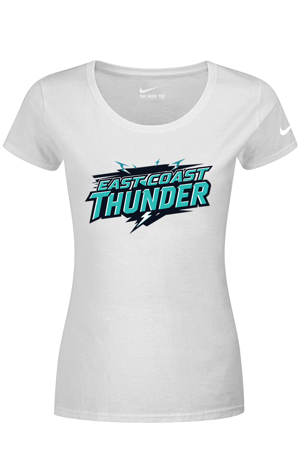 East Coast Thunder DTF Nike Ladies Dri-FIT Cotton/Poly Scoop Neck Tee