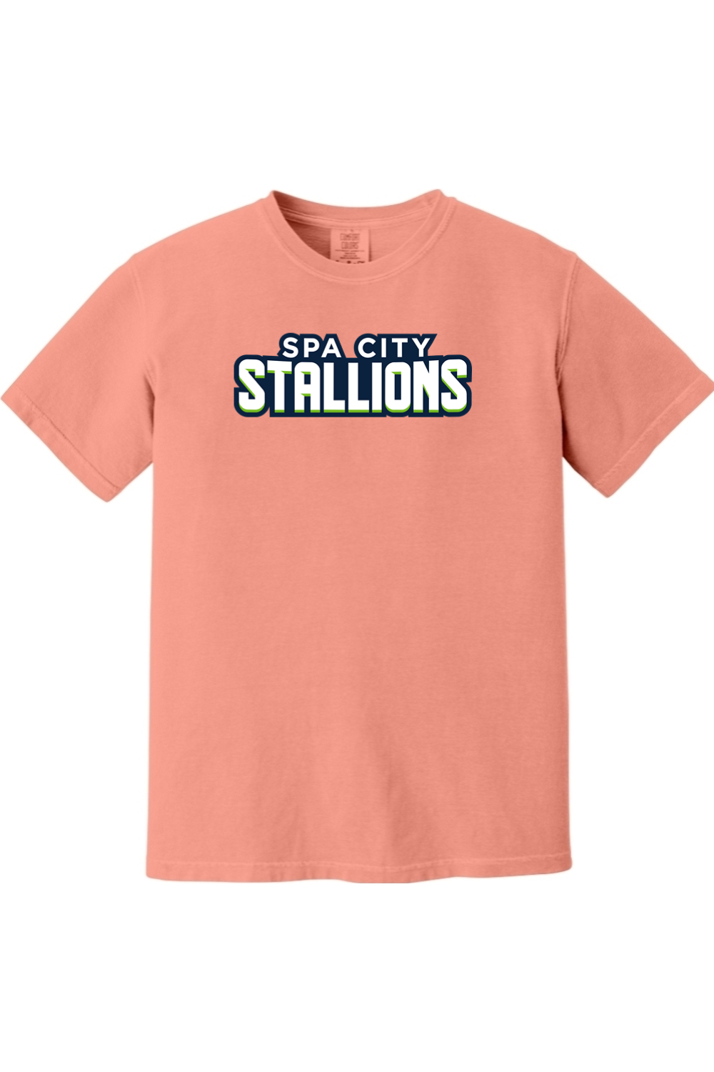 Spa City Stallions DTF Comfort Colors Ringspun Short Sleeve Shirt