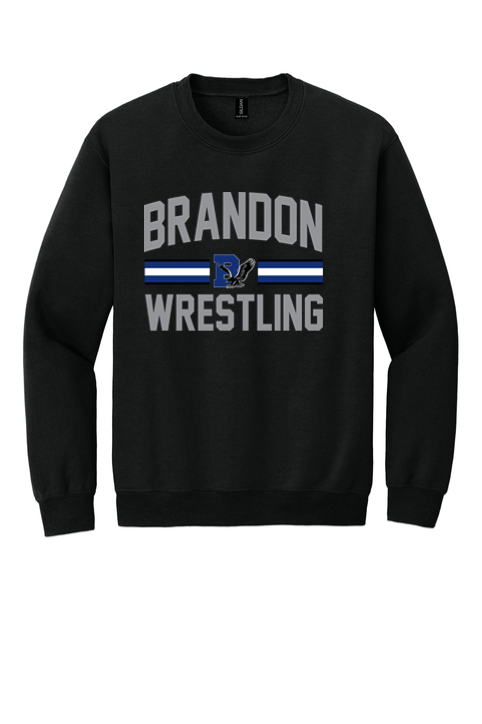Brandon MS Wrestling DTF Heavy Blend Crewneck Sweatshirt