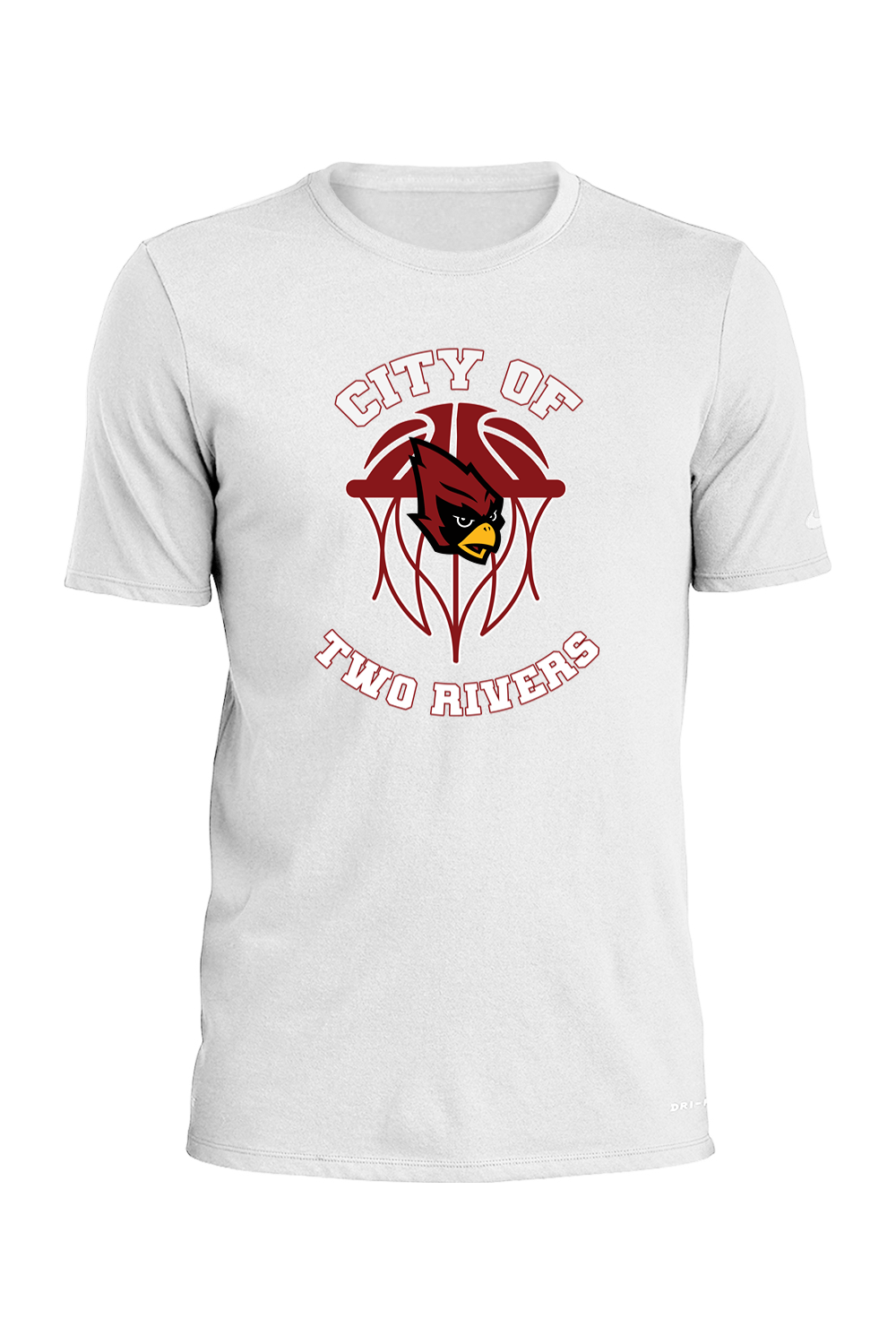 Portland Raider Basketball DTF Nike Dri-FIT Cotton/Poly Tee