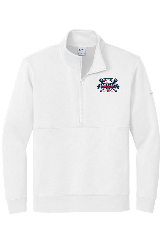 Bartlett Little League DTF Nike Club Fleece Sleeve Swoosh 1/2-Zip