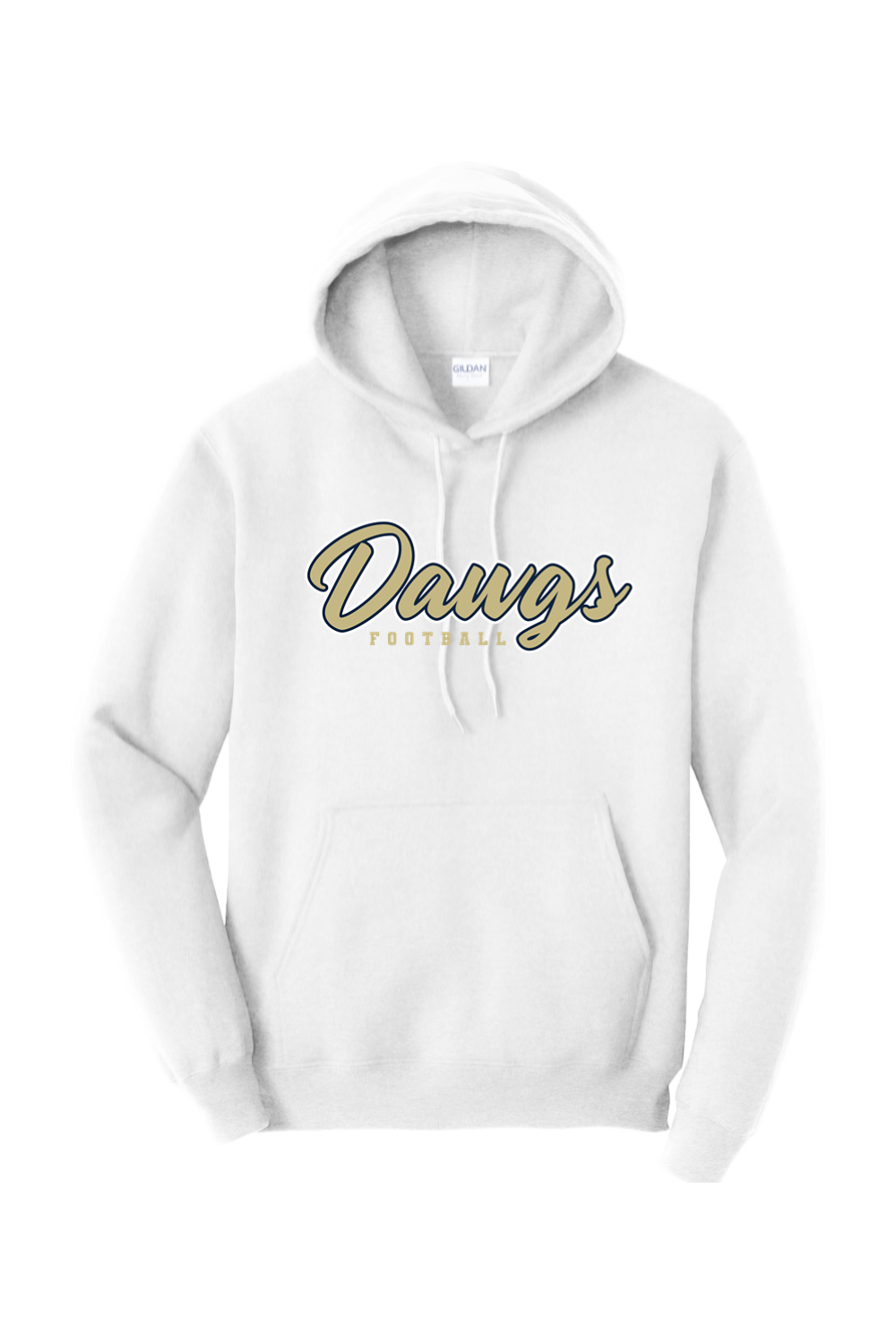 Otsego Football Vegas Logo Heavy Blend Hooded Sweatshirt