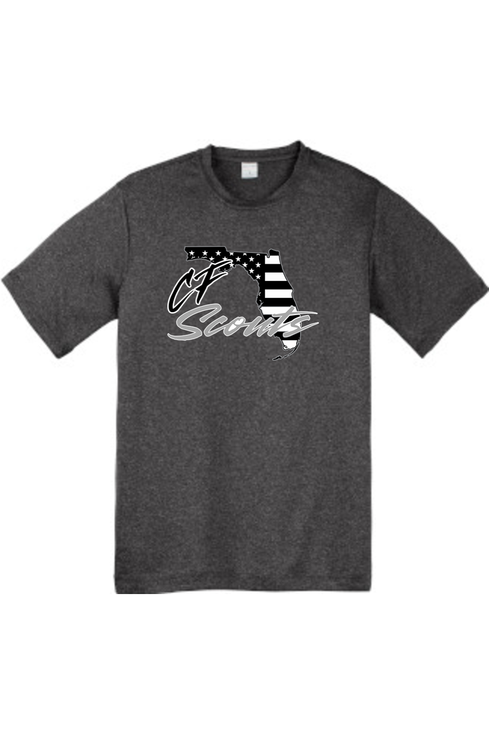 CF Scouts Baseball DTF Youth Heather Contender Tee