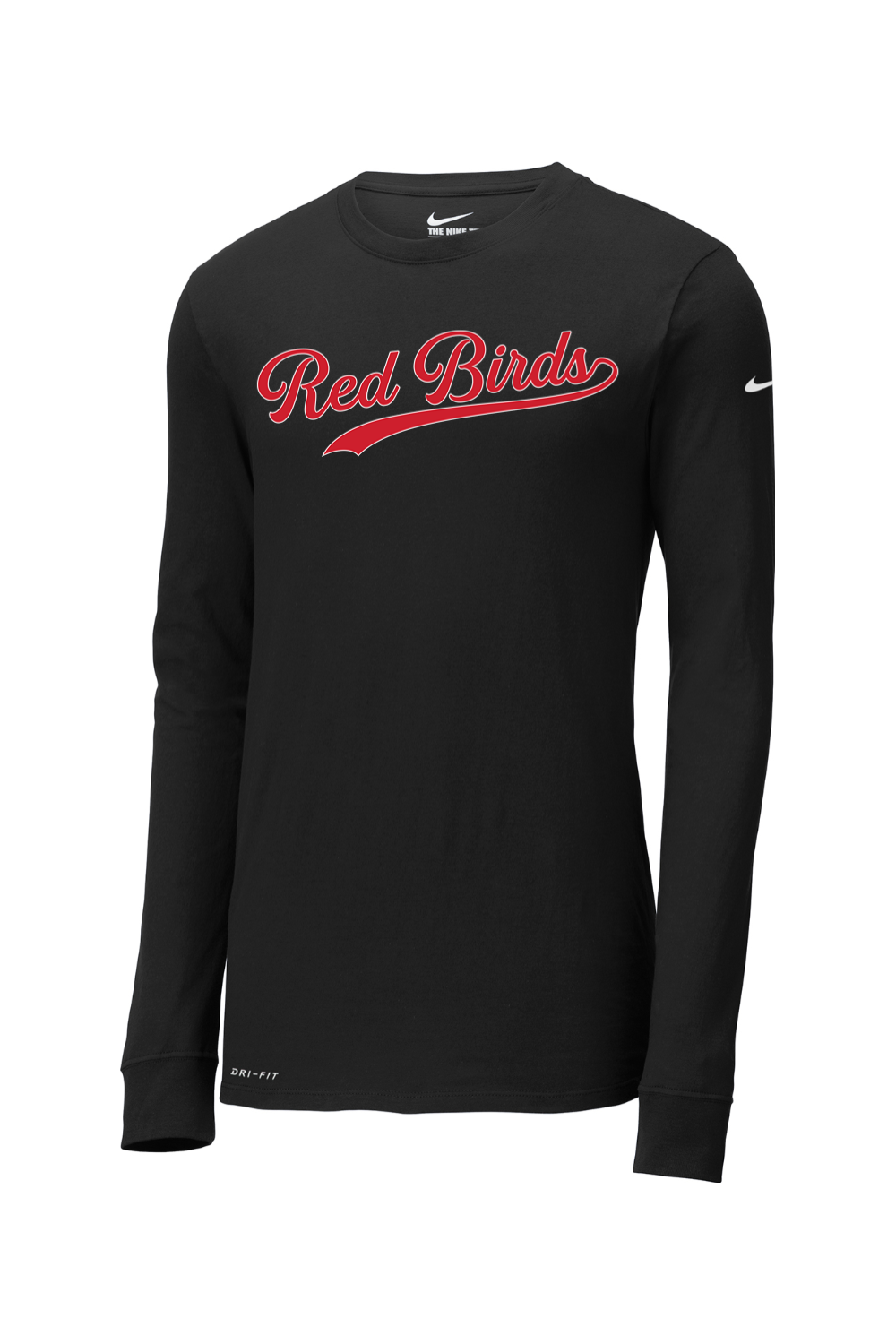 Marion Redbirds Baseball DTF Nike Dri-FIT Cotton/Poly Long Sleeve Tee