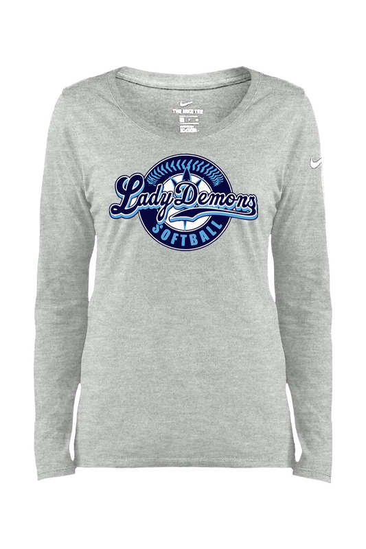 Richmond Lady Demons Women's Core Cotton Long Sleeve Scoop Neck Tee