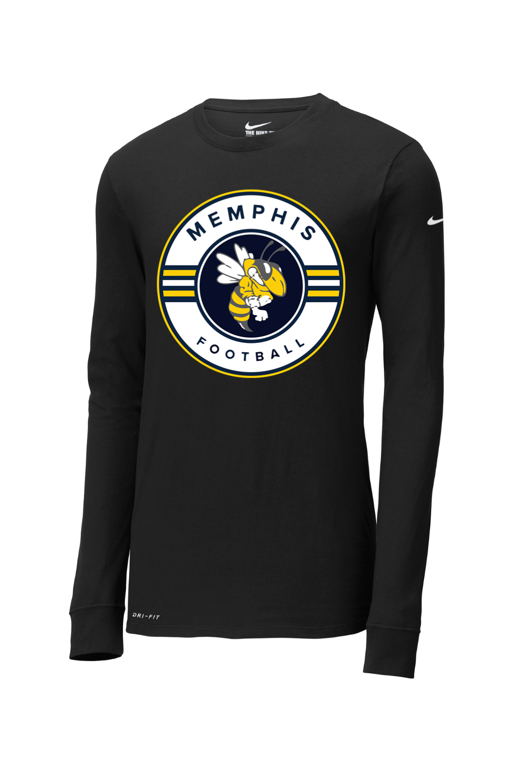 Memphis Football DTF Nike Dri-FIT Cotton/Poly Long Sleeve Tee