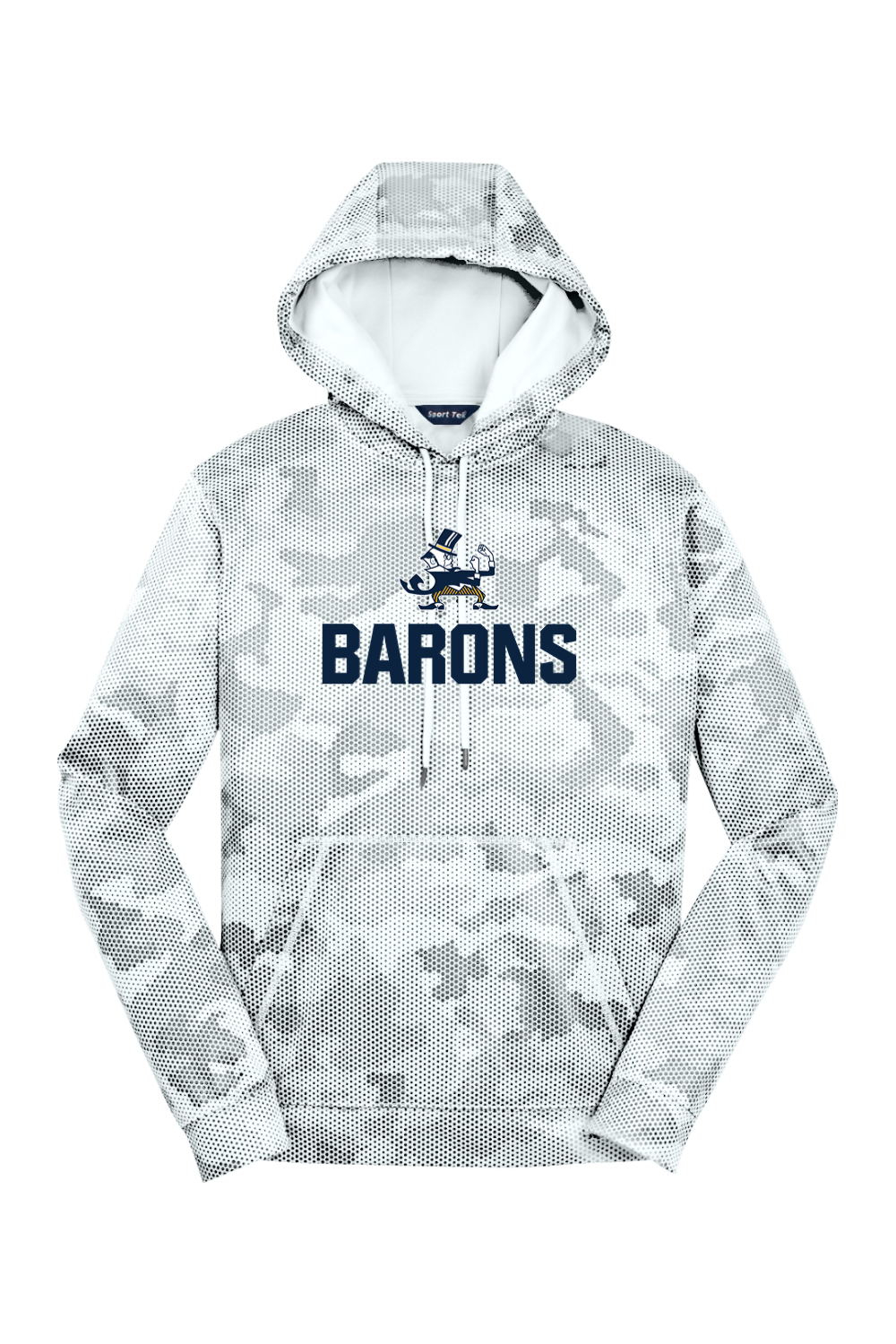 B-CC Wrestling DTF CamoHex Fleece Hooded Pullover