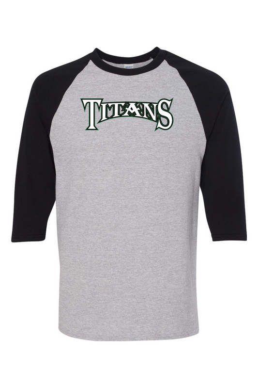 Gildan Heavy Cotton Raglan Three-Quarter Sleeve T-Shirt