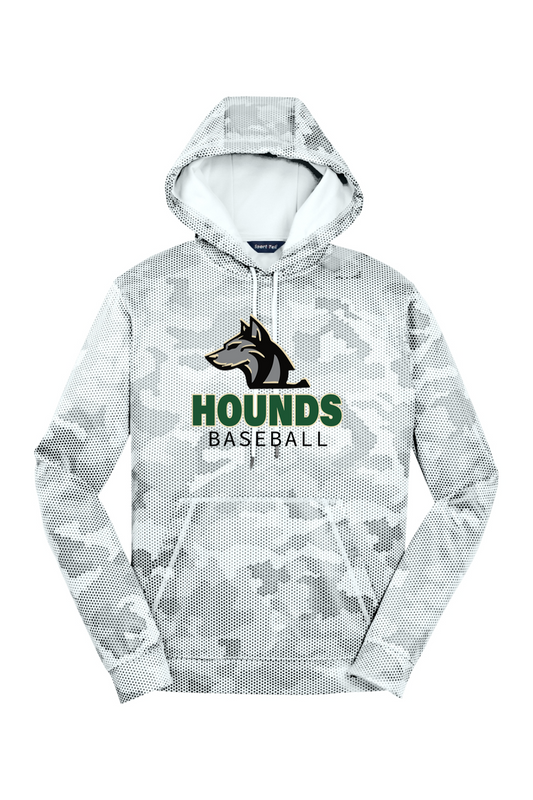 Hounds Baseball Sport-Wick CamoHex Fleece Hooded Pullover