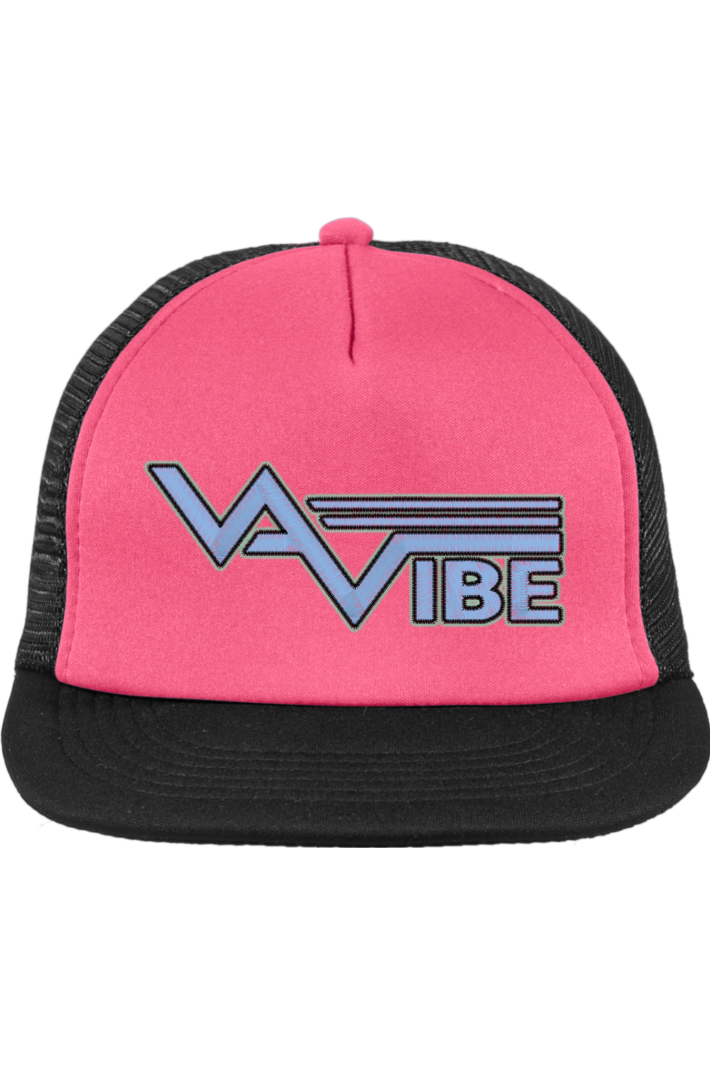 VA Vibe Softball Flat Bill Snapback Trucker Cap