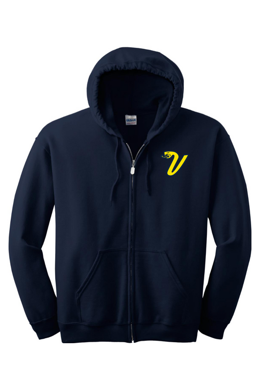 Greencastle Vipers OG Heavy Blend Full-Zip Hooded Sweatshirt