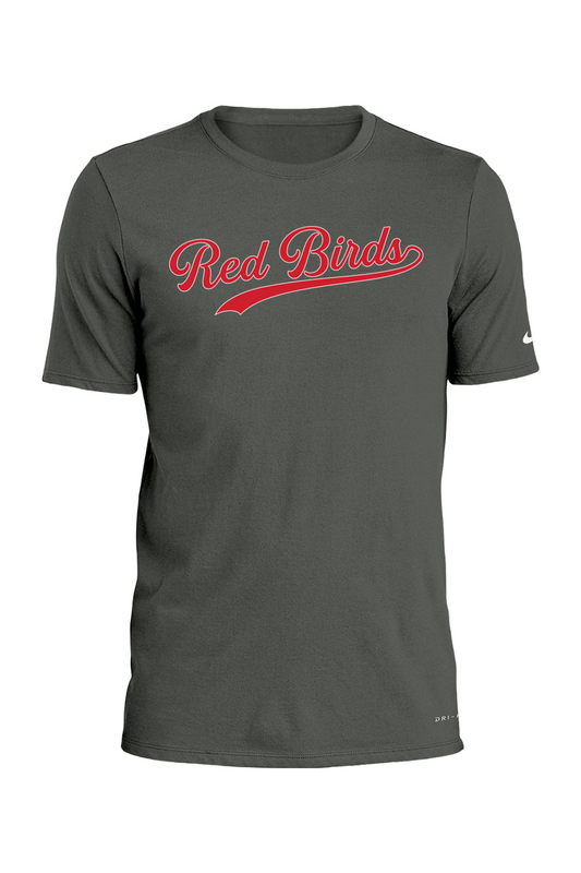 Marion Redbirds Baseball DTF Nike Dri-FIT Cotton/Poly Tee