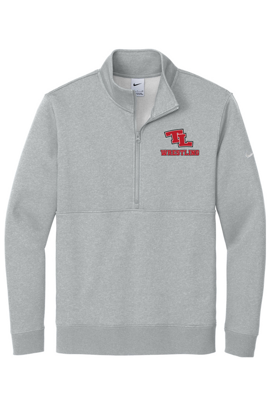 Twin Lakes Wrestling DTF Nike Club Fleece Sleeve Swoosh 1/2-Zip