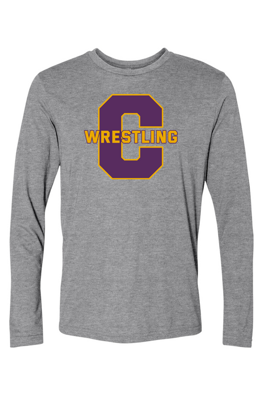 Caro Wrestling DTF Triblend Long Sleeve Crew