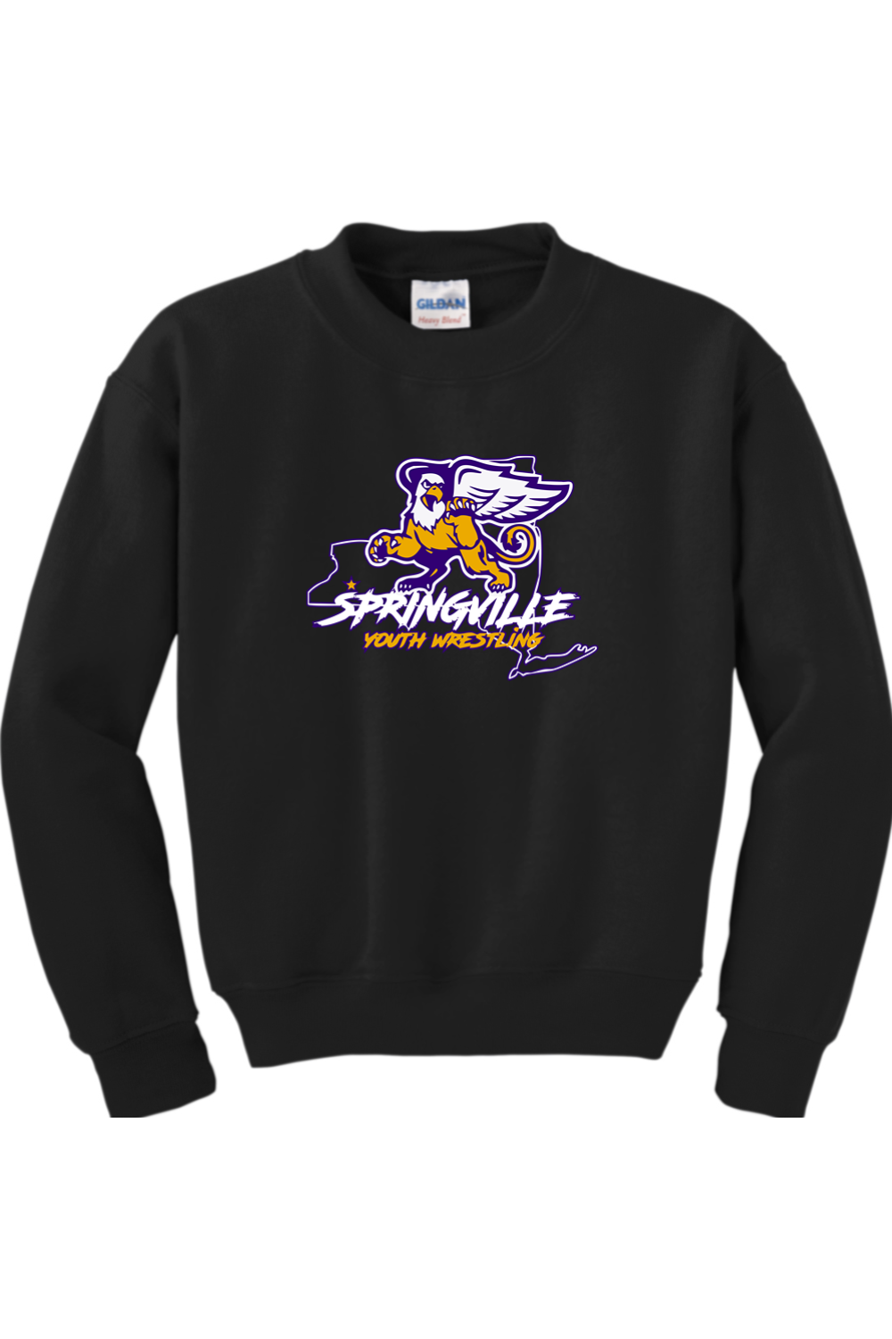 Springville Youth Wrestling YOUTH SIZED Crewneck Sweatshirt