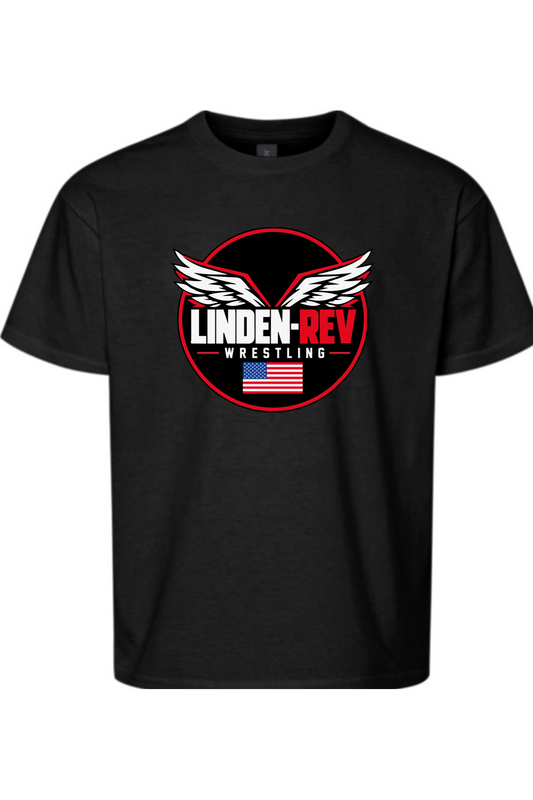 Linden Rev Wrestling DTF Youth Softstyle T-Shirt
