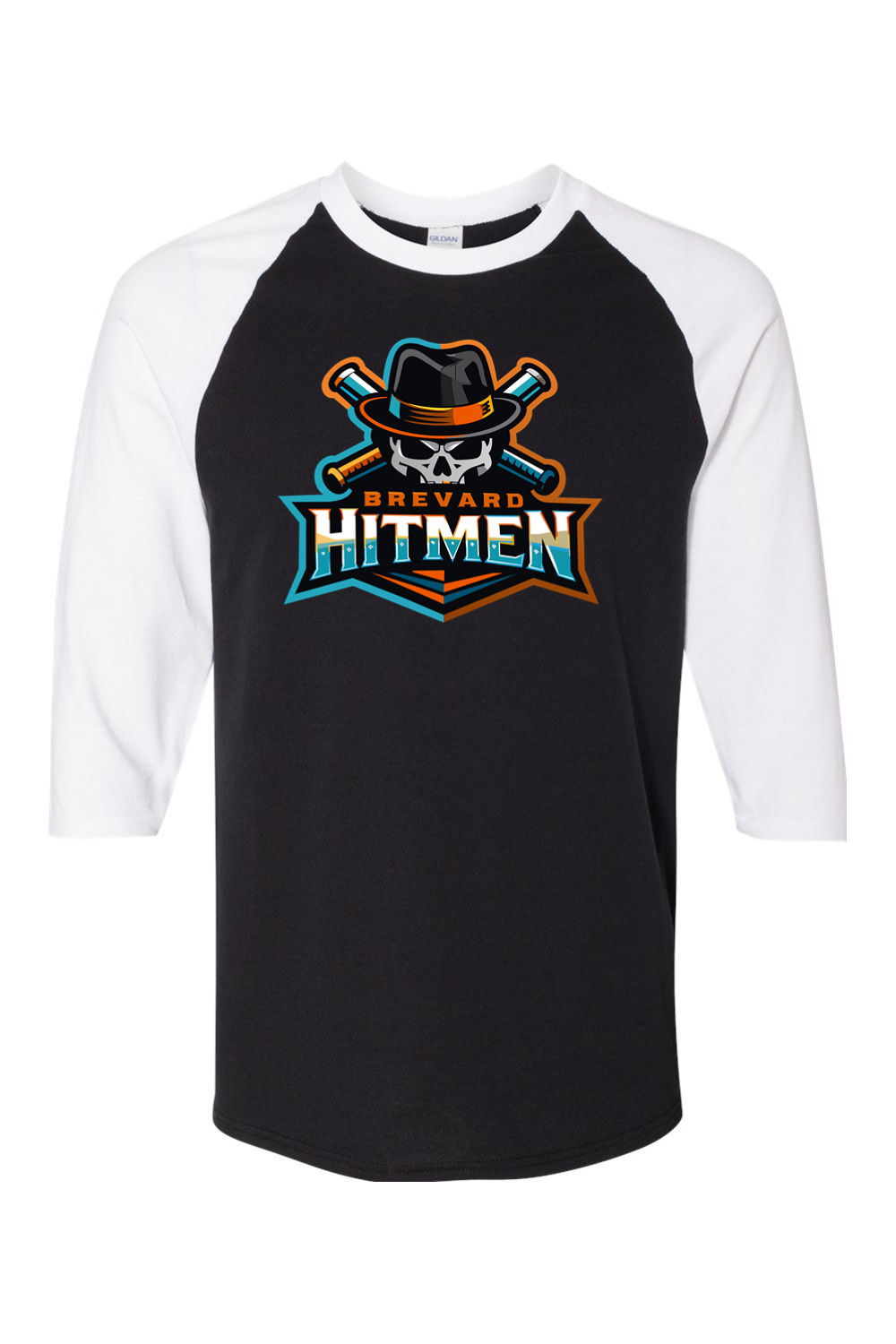 Brevard Hitmen DTF Three-Quarter Sleeve T-Shirt