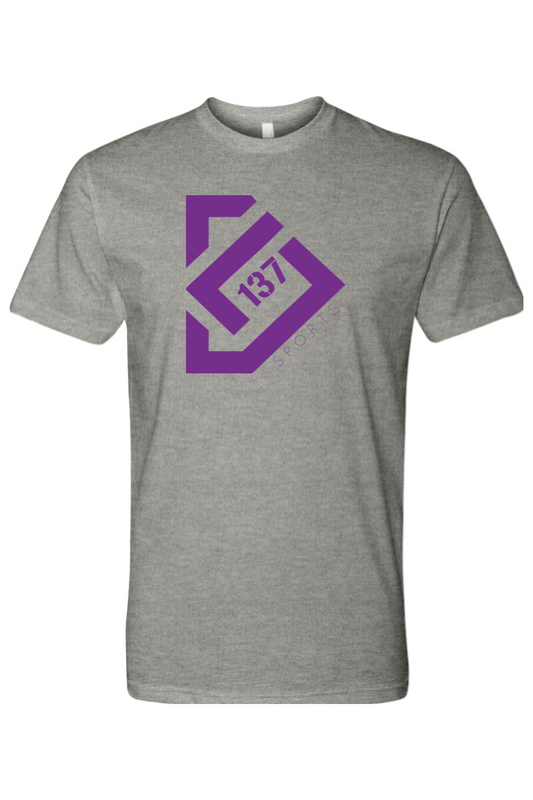L137 Sports CVC Crew - Purple Logo