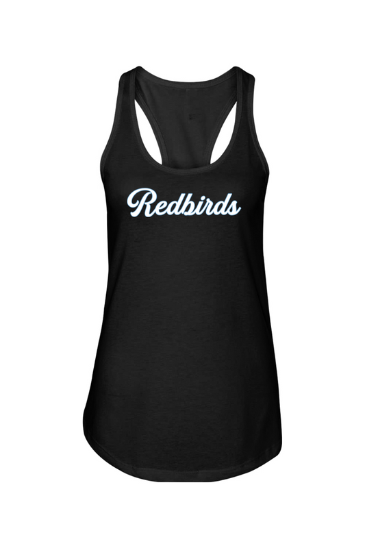 Marion Redbirds Baseball DTF Ladies Racerback Tank