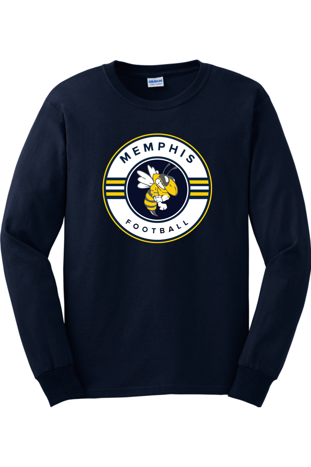 Memphis Football DTF Ultra Cotton Long Sleeve T-Shirt