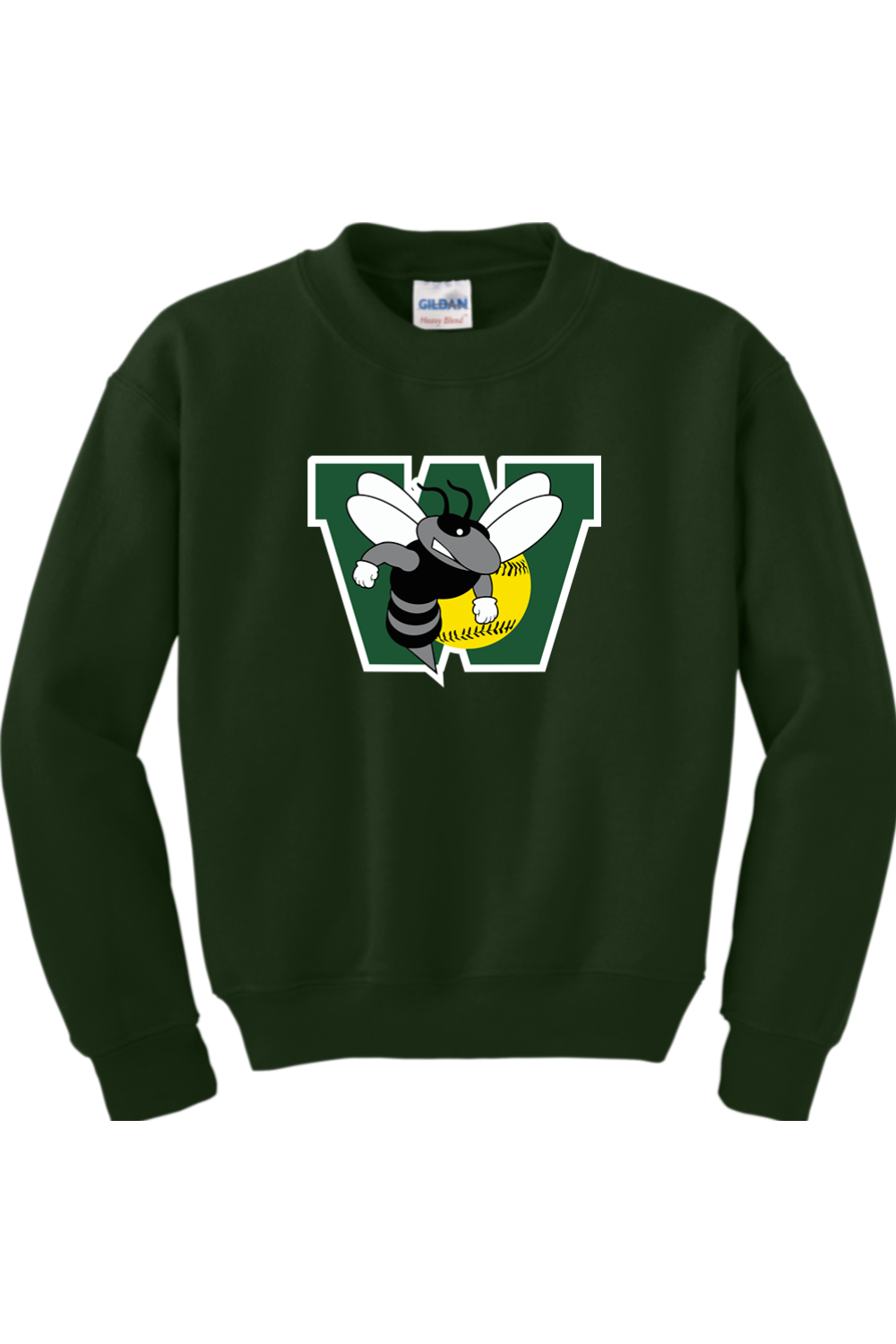Williamston Softball Youth Heavy Blend Crewneck Sweatshirt